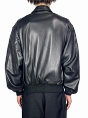 【YOKE】Lamp Leather Bomber Jacket