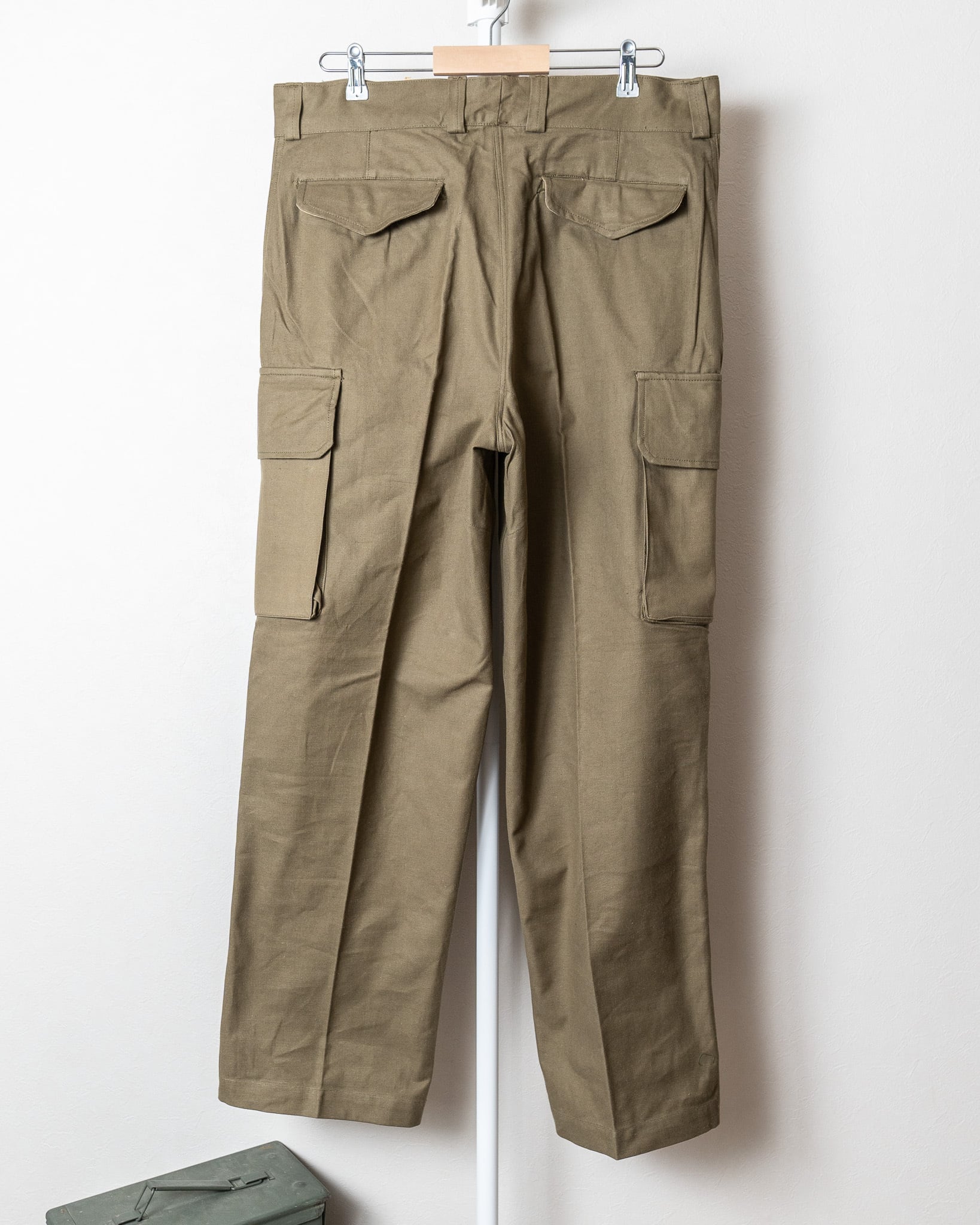 DEADSTOCK】French Army M-47 Trousers Early Model Size35 ① 実物