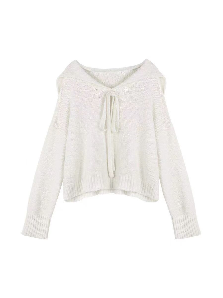 フロントリボンセーター