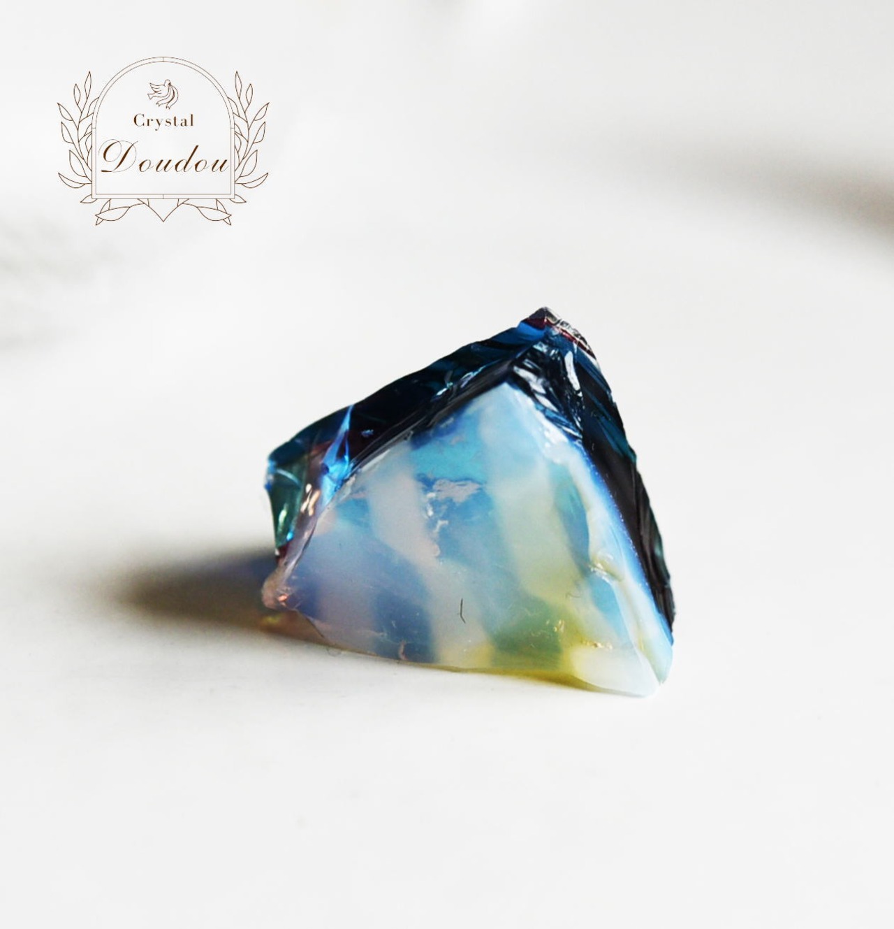 アンダラクリスタル ポリクローム ゴールドクリア×ブルー....〔sa3945〕