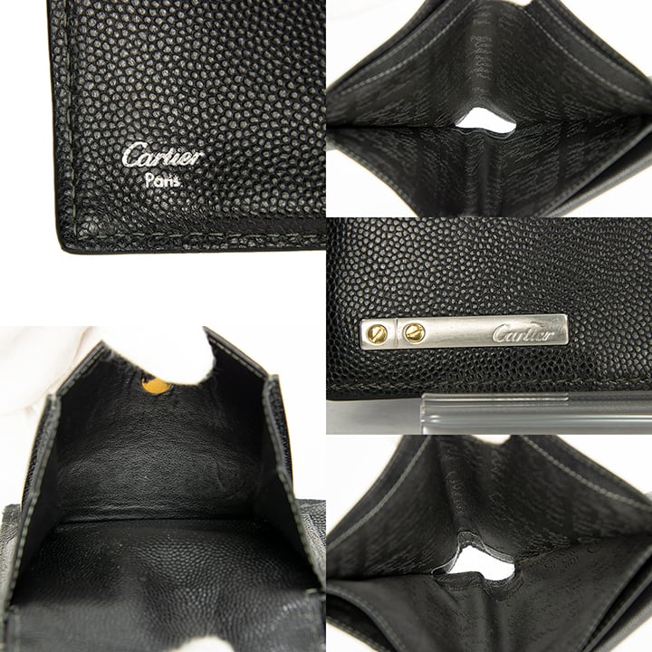 最終価格・送料無料・良品】Cartier・カルティエ・短財布・二つ折り