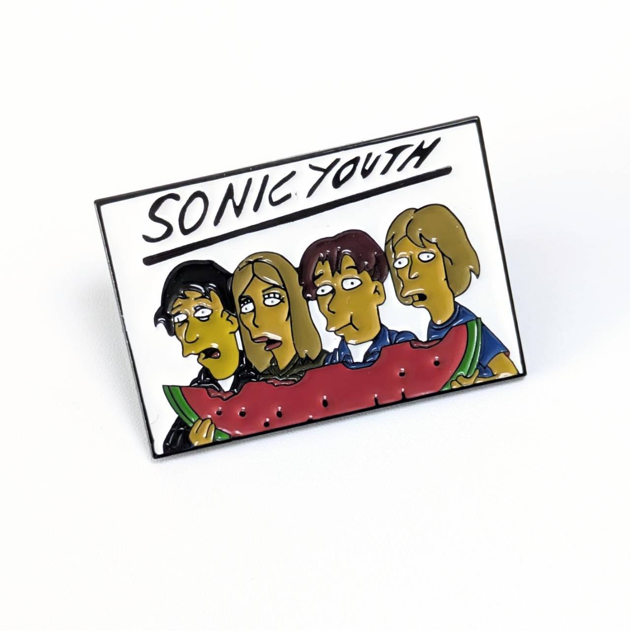 送料無料！ ★ピンズ PINS★ピンバッジ 【 The Simpsons（ザ シンプソンズ） 】 “ Sonic Youth ”〚アメリカン雑貨 アメトイ〛