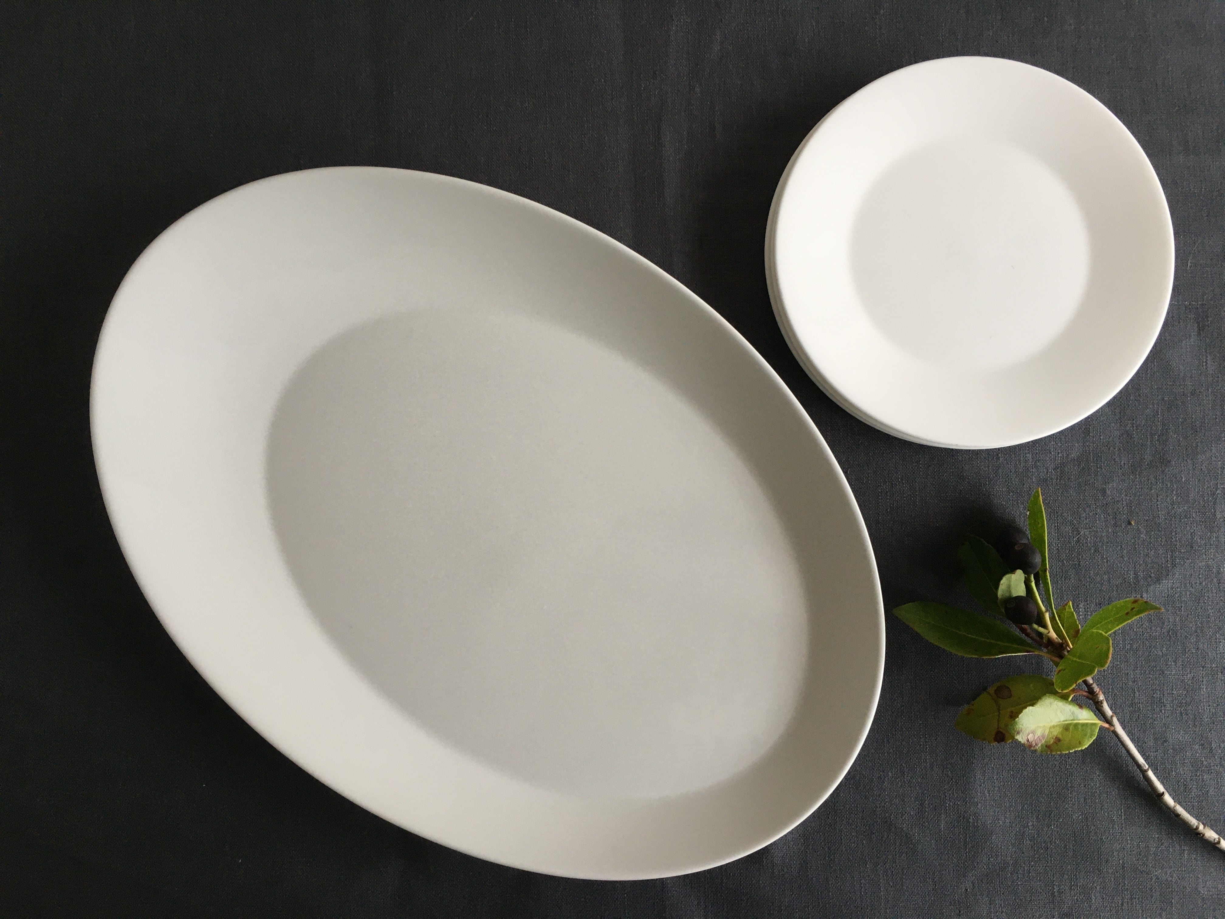 ミントン　ブルーデルフト　オーバルディッシュ　盛り皿 ミントンオーバルプレート3枚セット ミントン ブルーデルフト