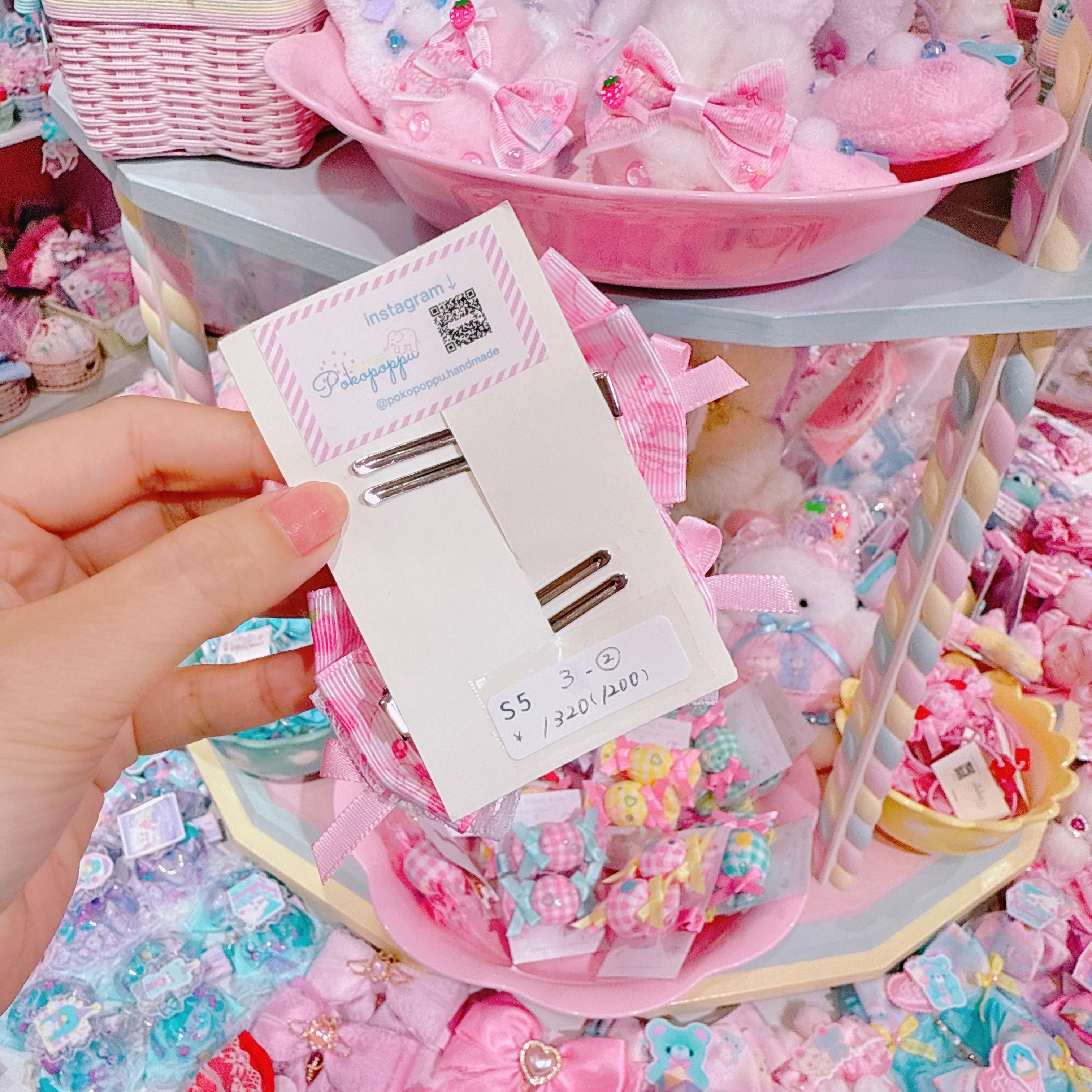 【S5】3-2ツインヘアクリップ