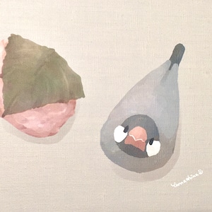 【やましな】キャンバスプリント画「桜もち」(受注品)