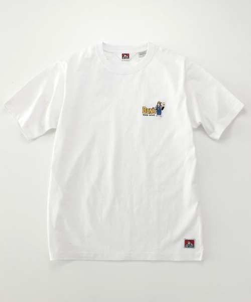 BEN DAVIS (ベンデイビス) PAINTER GOLLIRA EMBROIDERY SHORT SLEEVE TEE 半袖Tシャツ C-1580036 ホワイト