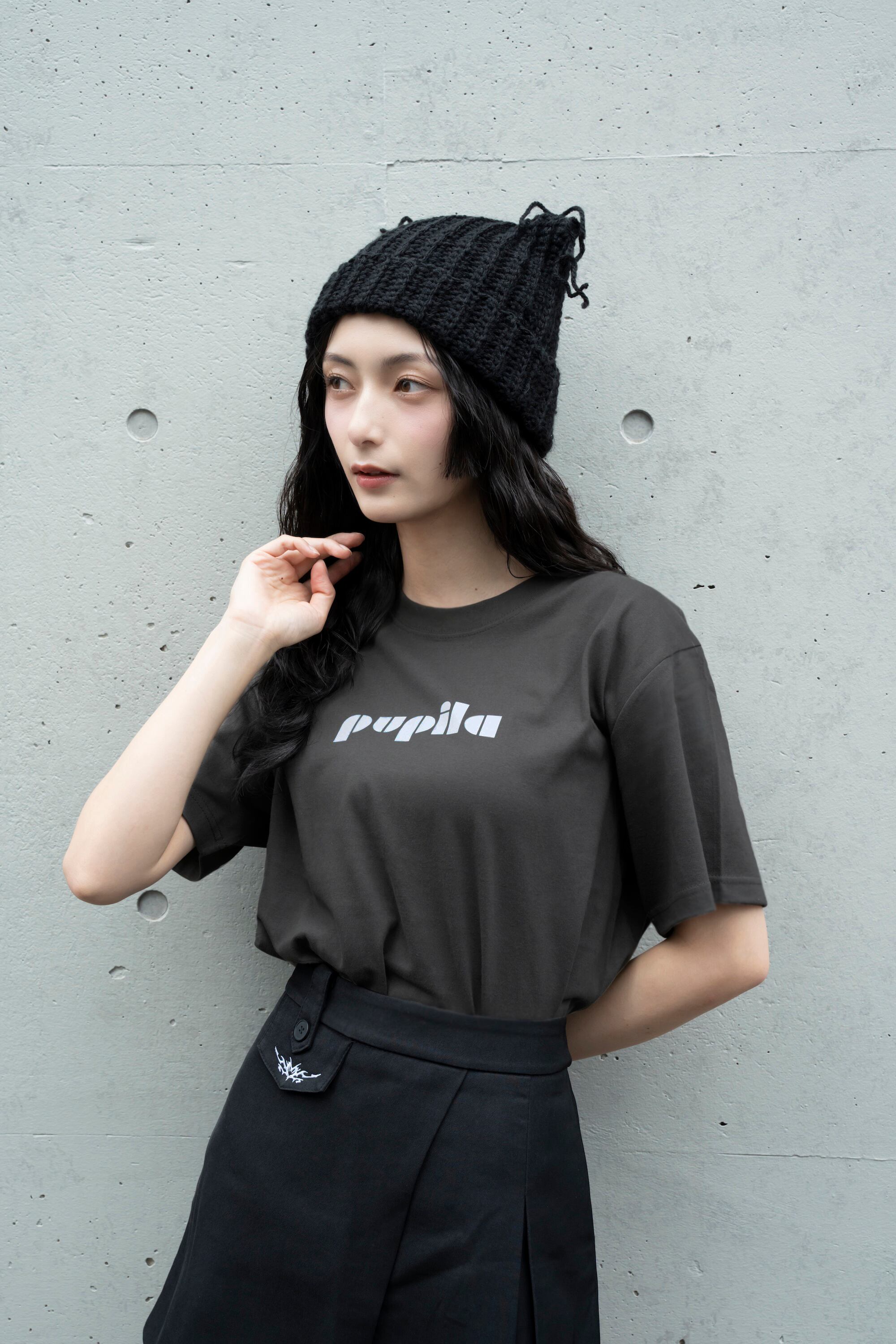 PUPILA LOGO TEE / CHARCOAL