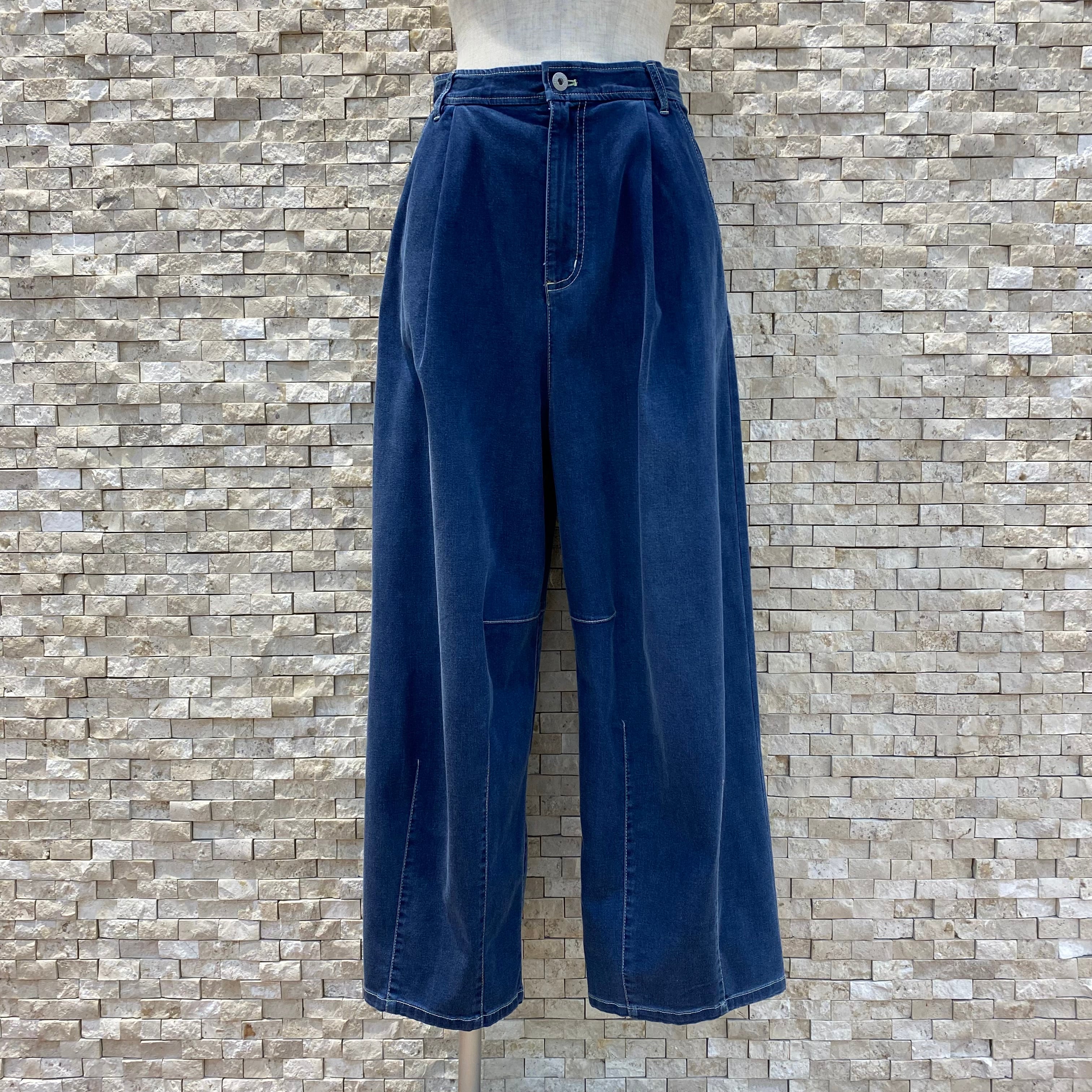 ayane定価18480 ストレッチダンガリーバレルレッグパンツ38 半額以下 ayane定価18480 ストレッチダンガリーバレルレッグパンツ38 半額