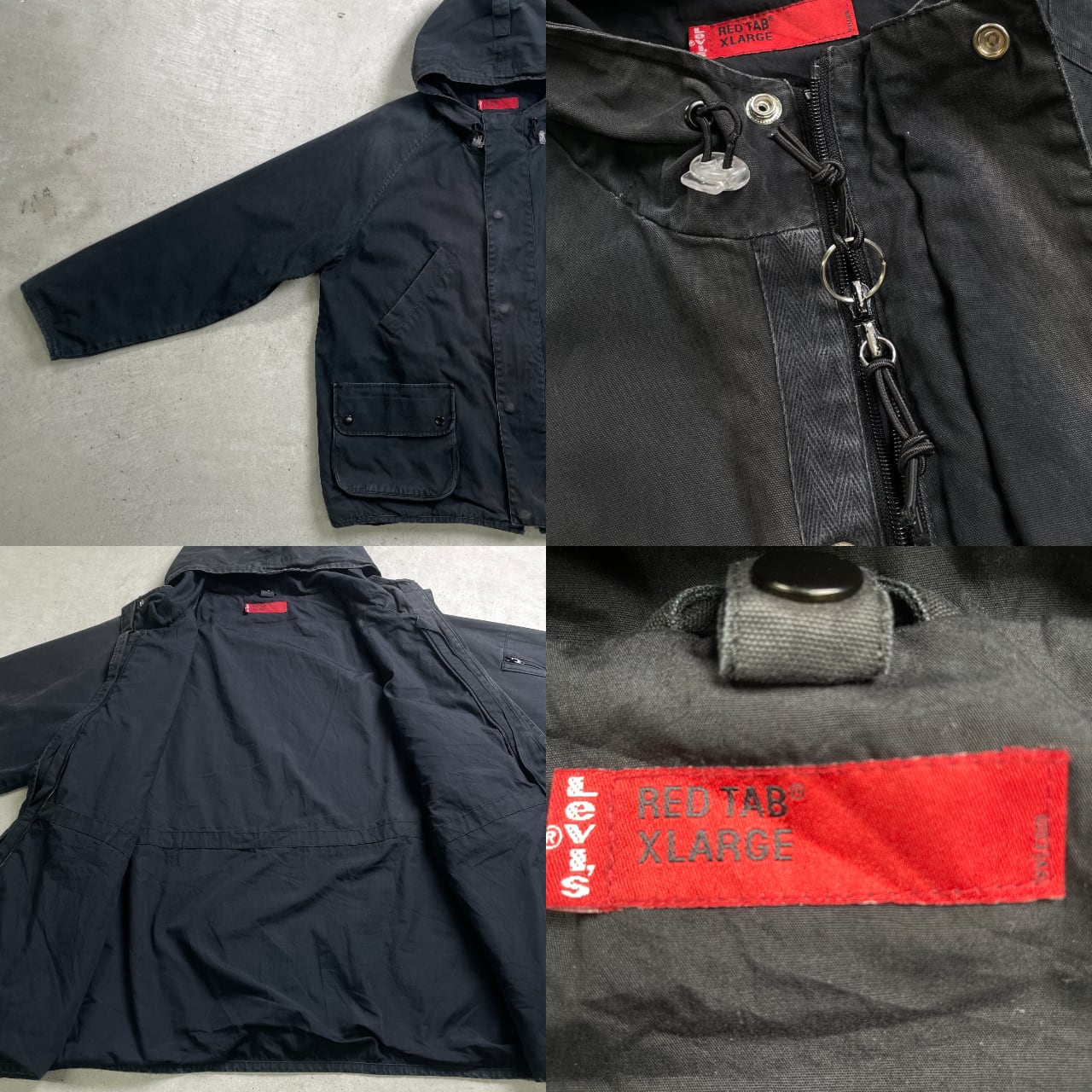 00年代 Levi's RED TAB ユーロリーバイス コットンパーカー メンズXL 00年代 Levi's RED TAB ユーロリーバイス コットンパーカー メンズXL