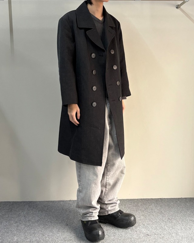【DRIES VAN NOTEN】double breasted wool coat