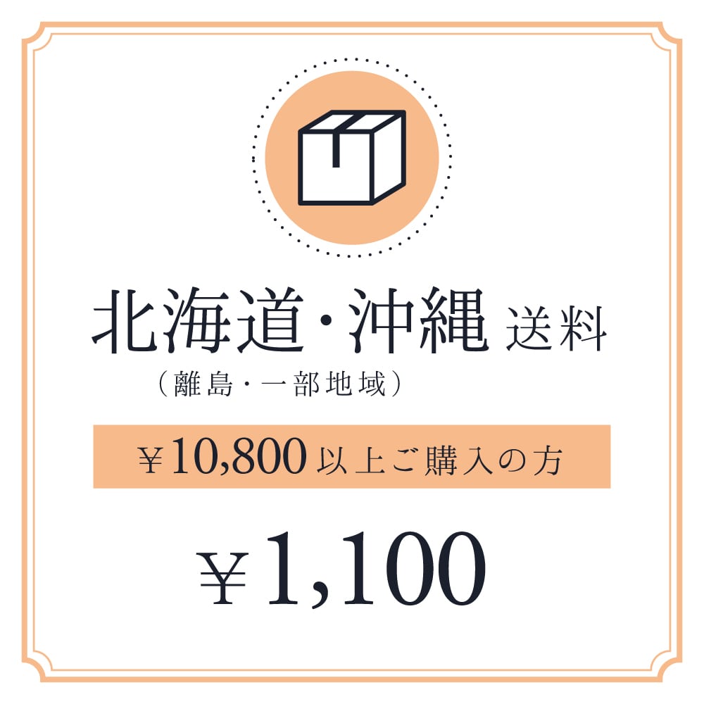 北海道・沖縄への送料（10,800円以上ご購入の方）