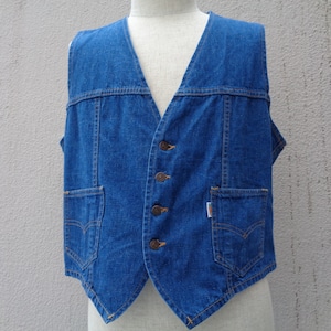 70's Levi's Denim Vest ／ 70年代 リーバイス デニム ベスト