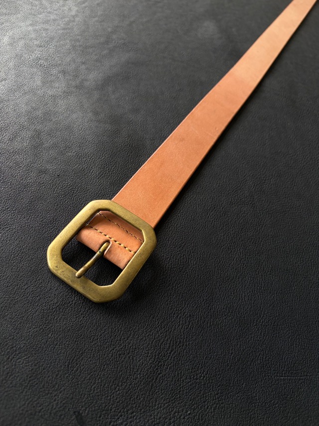 昭南皮革ベルト ナチュラル 40mm