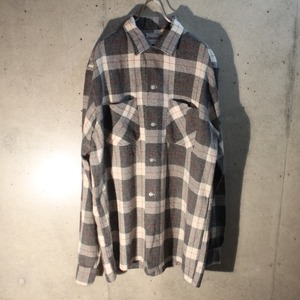 60s Check Wool Shirt