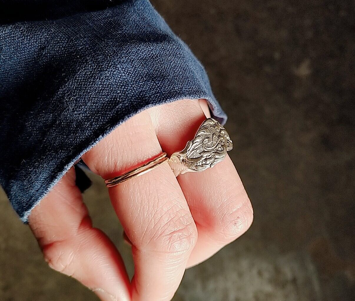 ヴィンテージスプーンのリング | 工房ネロリ