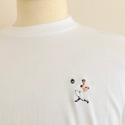 Legend Embroidery T-shirts～Baseball～　Mr. / White