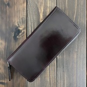 HORWEEN シェルコードバン 長財布 バーガンディ