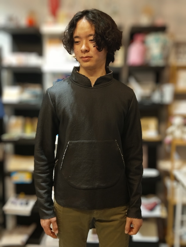 貴重&美品 CCP ダブルレイヤ- Pullover DBROWN サイズ M LT-AB01
