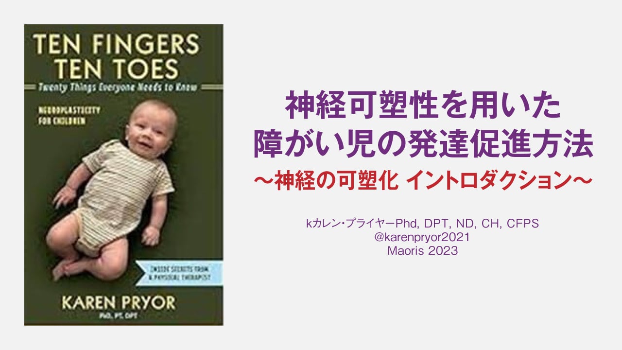 神経可塑性を用いた障がい児の発達促進方法～イントロダクション