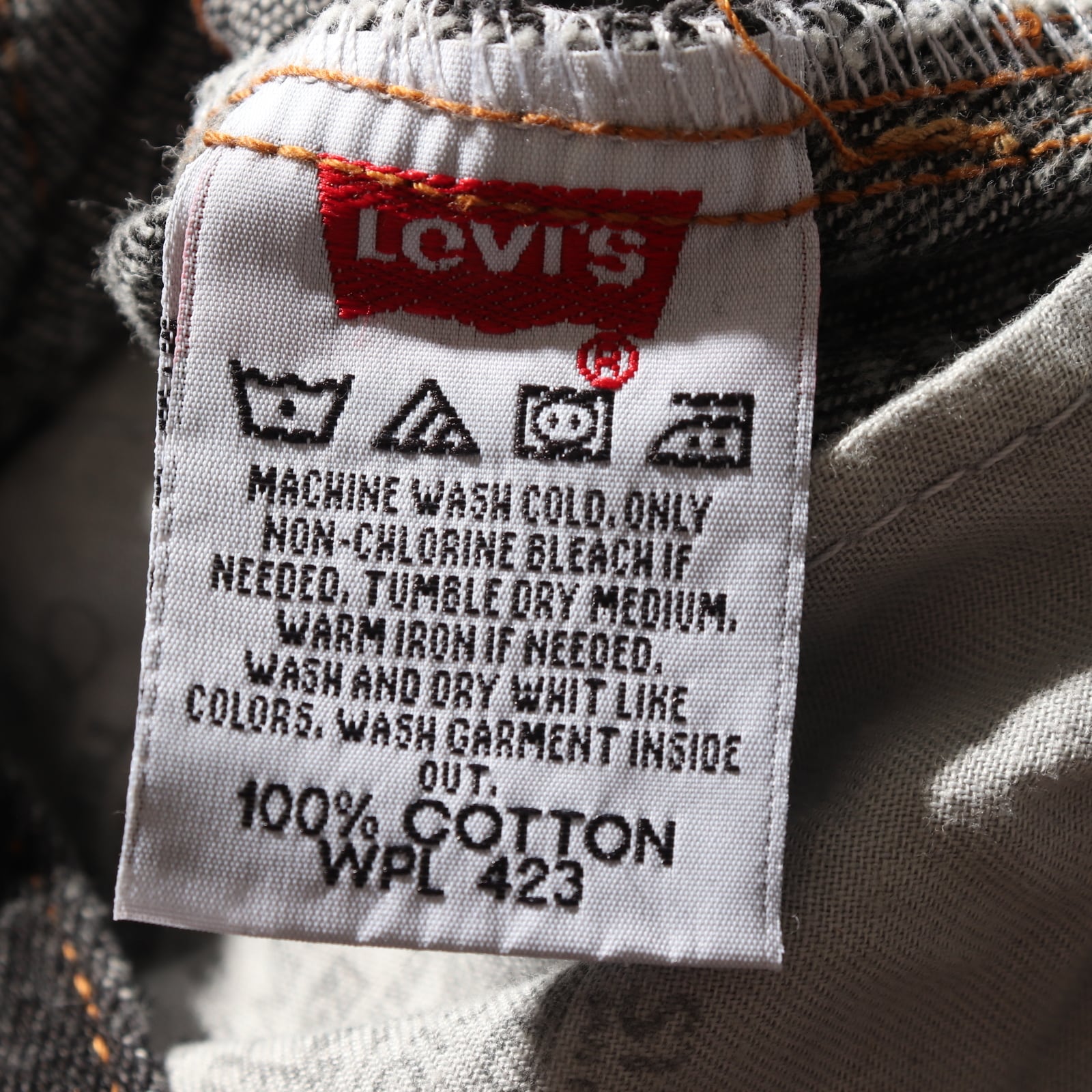 極美品 33×30 Levi's 501 先染め 毛羽立ち USA 94年 リーバイス