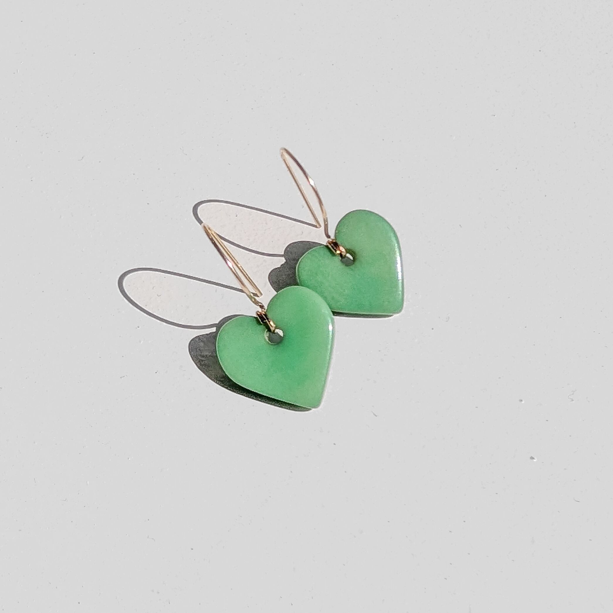 LIMITED37 / 14kgf 1Heart Tagua Nuts pierced earrings