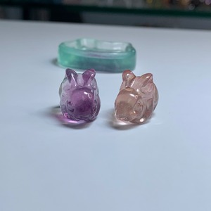 03.可愛いフローライト･うさぎさんセット