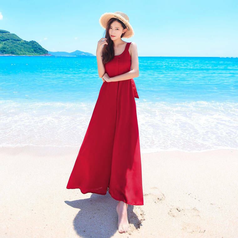 春 夏 レディース ワンピース ノースリーブ 袖なし ノースリーブ
