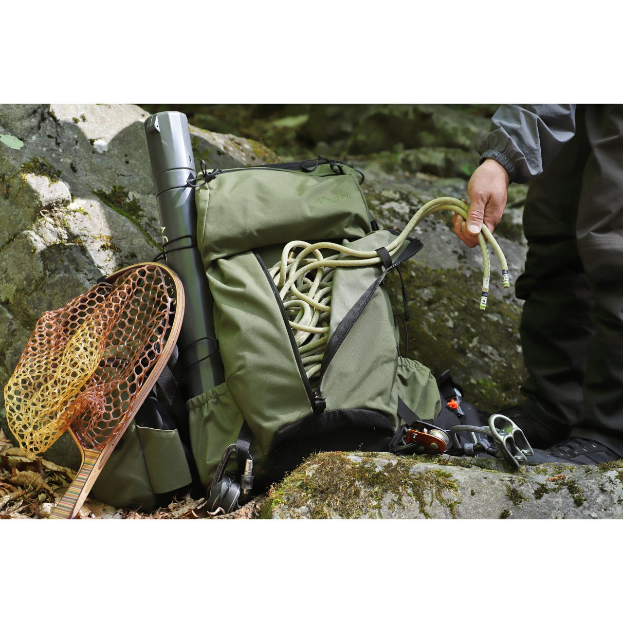 STREAM CHASER BACKPACK GRAY / ストリーム チェーサー バックパック