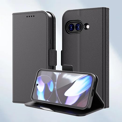 Google Pixel 9a ブラック 　ほぼ未使用　美品　手帳型カバーつき！ Juyya Google Pixel 9a ケース 手帳型 スタンド機能 9a カバー レザー