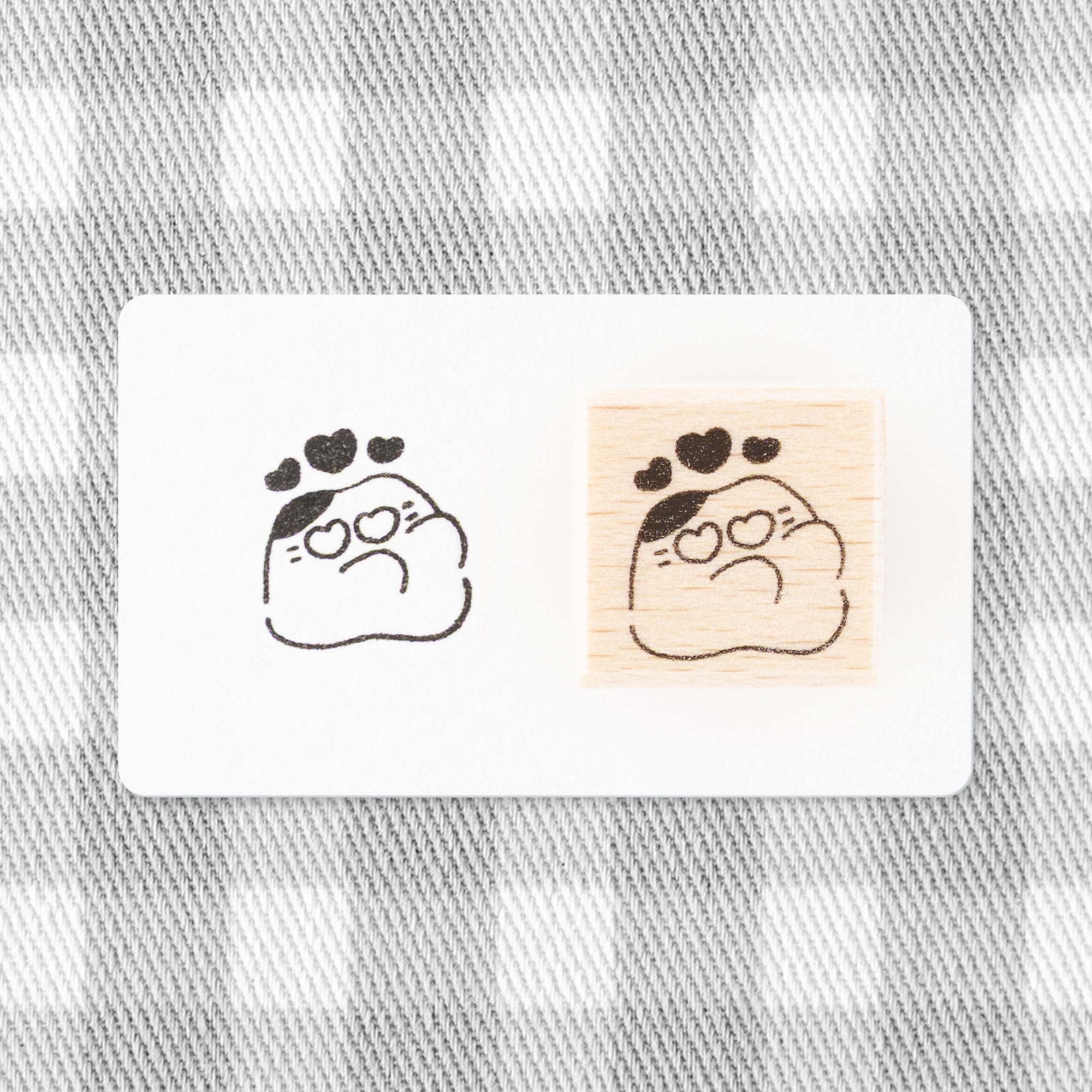 【きもちのはんこ】ラブなきもち_みけ | はんこ