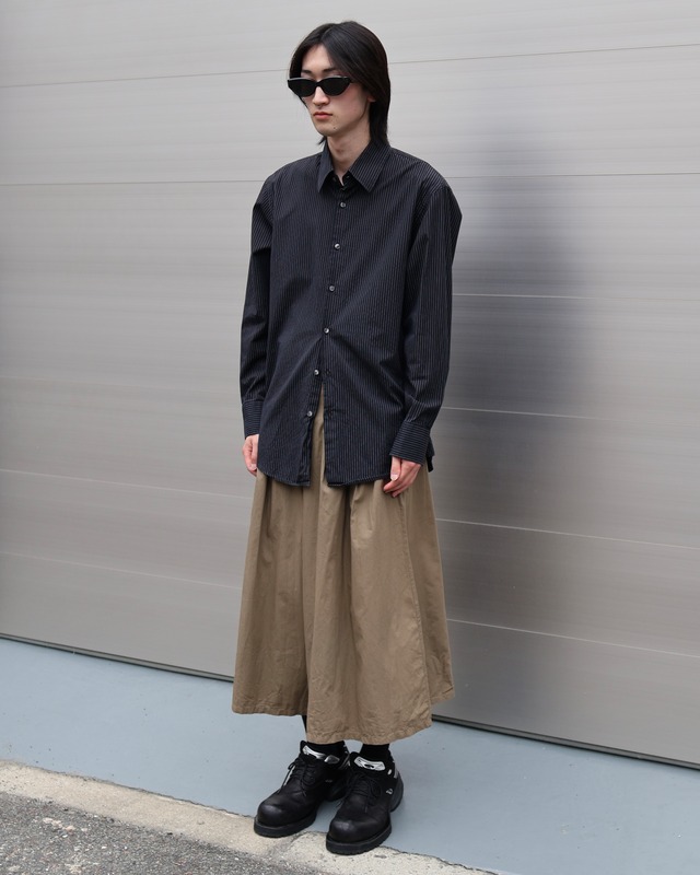 【BOSS】cotton stripe shirt