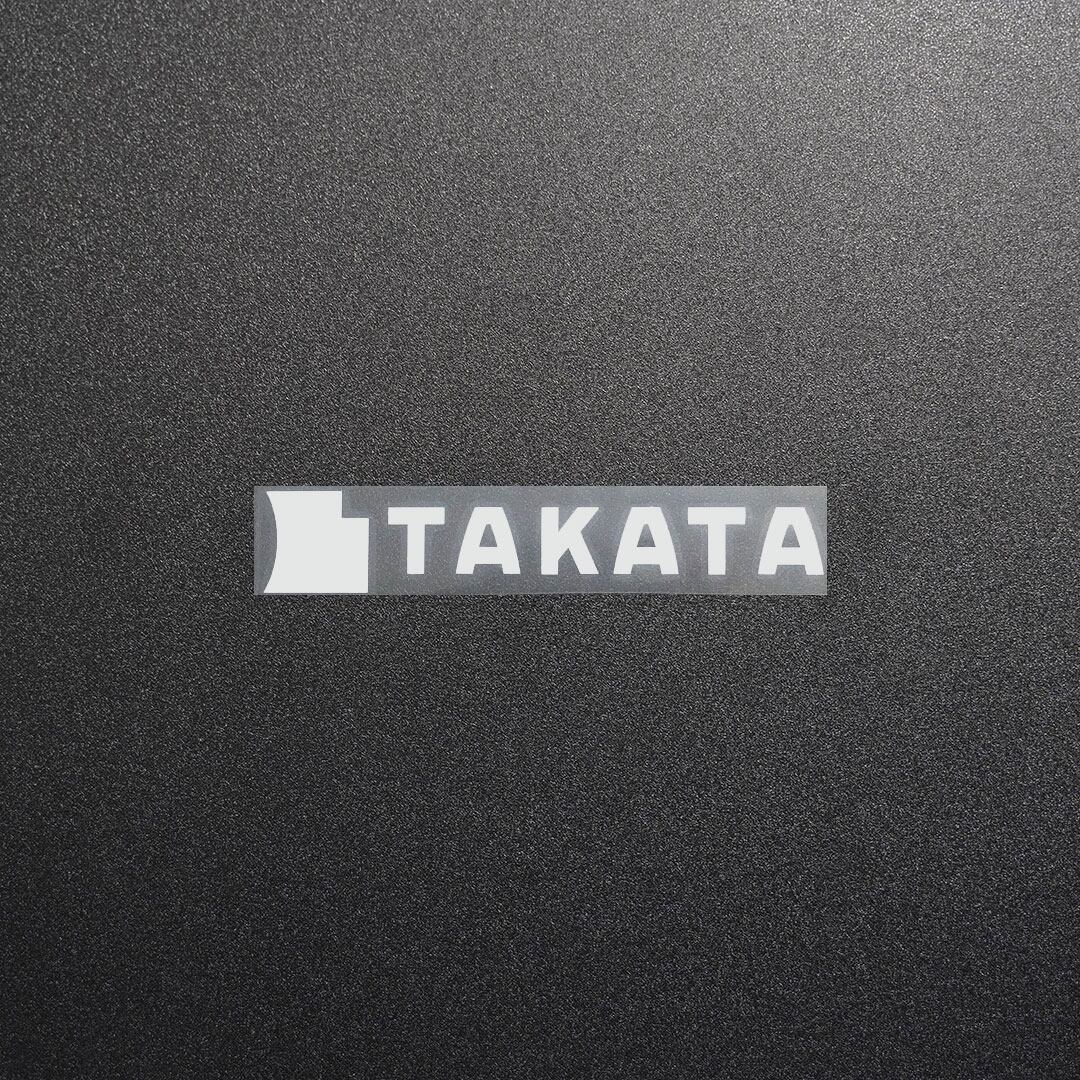 TAKATA タカタ カッティングステッカー シルバー 1枚 縦20mm×横110mm
