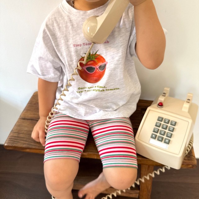 〘予約〙nightbebe / Tomato Short Sleeve T