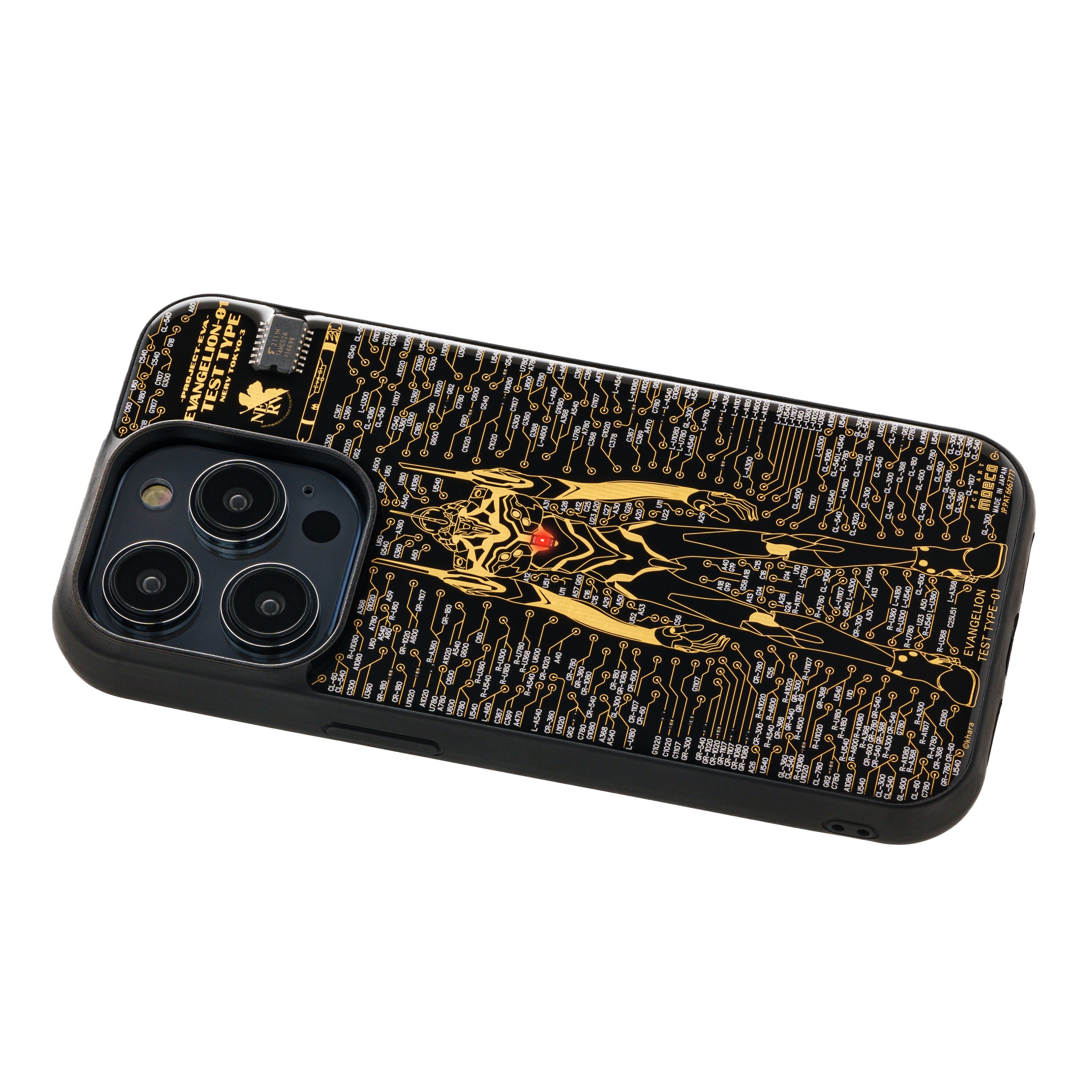 FLASH EVA01 基板アート iPhone 14 Pro ケース | PCB ART moeco