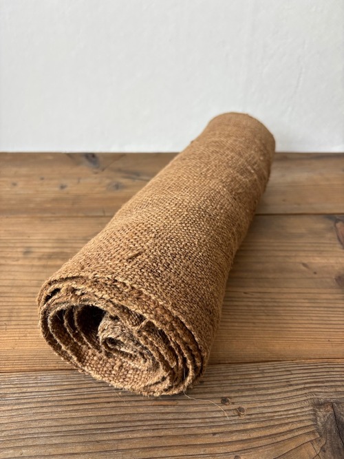 ざっくり 草木染ヘンプロール その３ 麻布