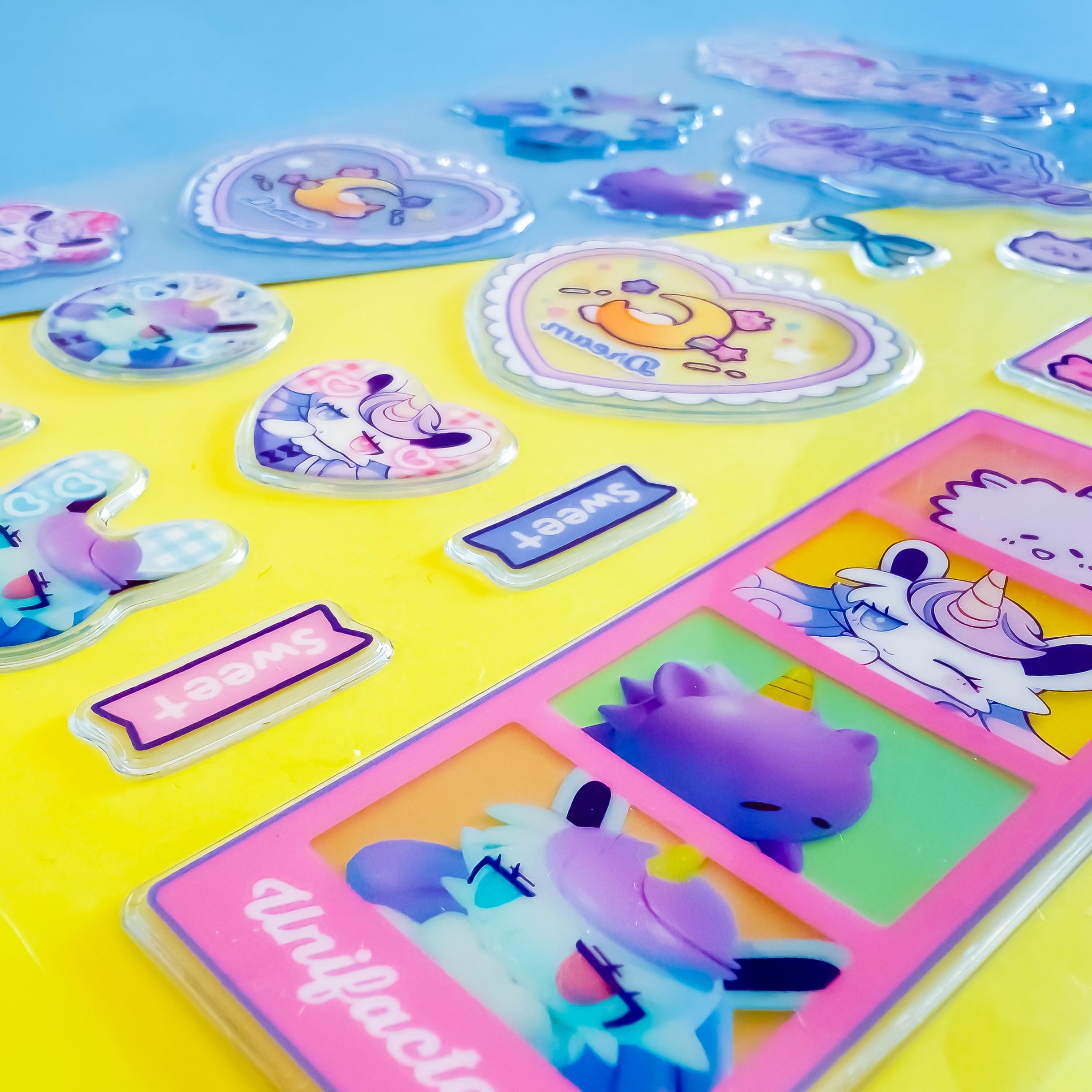 ぷっくりシール(50set) | UNIFACTORY ユニファクトリー | 【小ロット