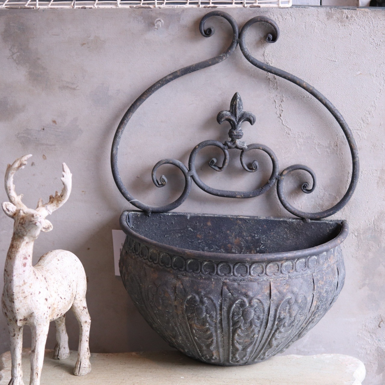 デコレウォールハングDGY　シャビーシック｜壁にかけれる・ハンギング・フェンスがオシャレになる　UF645