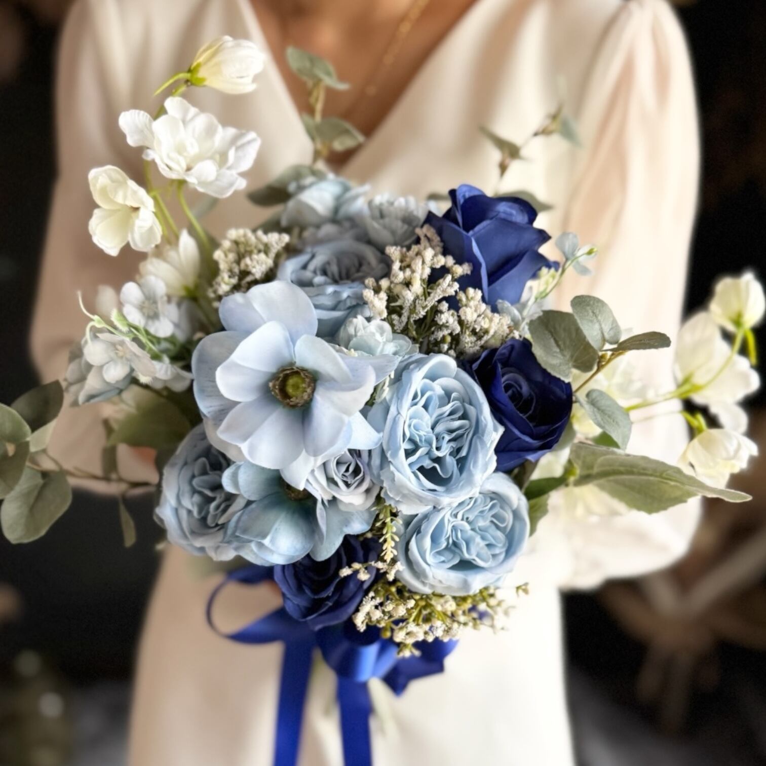 オレンジダリア】パンパス&ワイルドフラワーのちょっとカラフルな