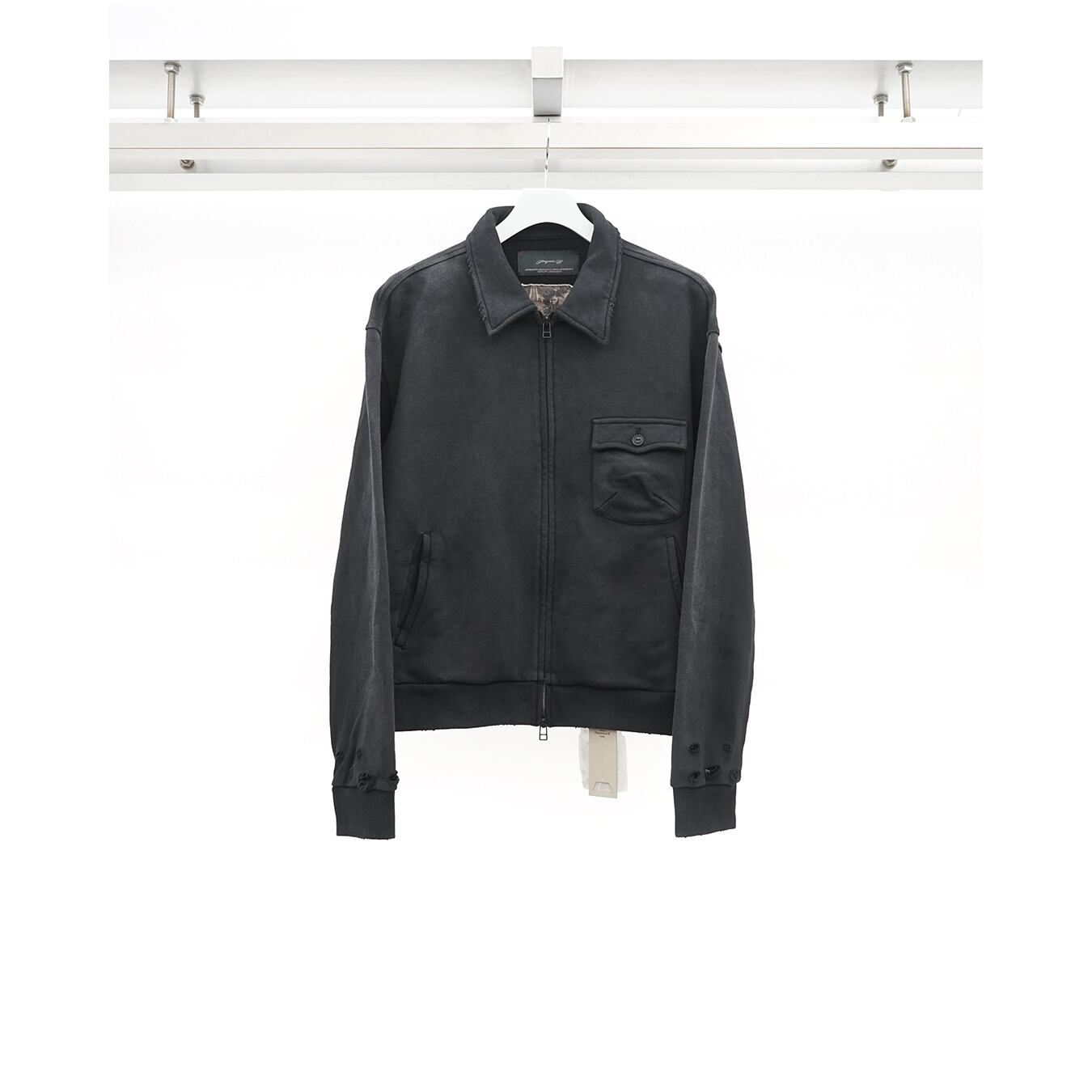 ジャケット・アウター professor.E/Oversized Short JKT Professor.E PADDED BOMBER JACKET (BLACK)の商品ページ
