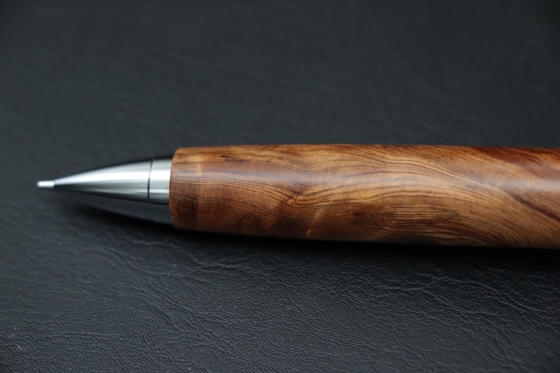 長寿・厄除けの神木・屋久杉&frasl;ヤクスギ 油木 火炎杢・Pencil 0.5mm」木