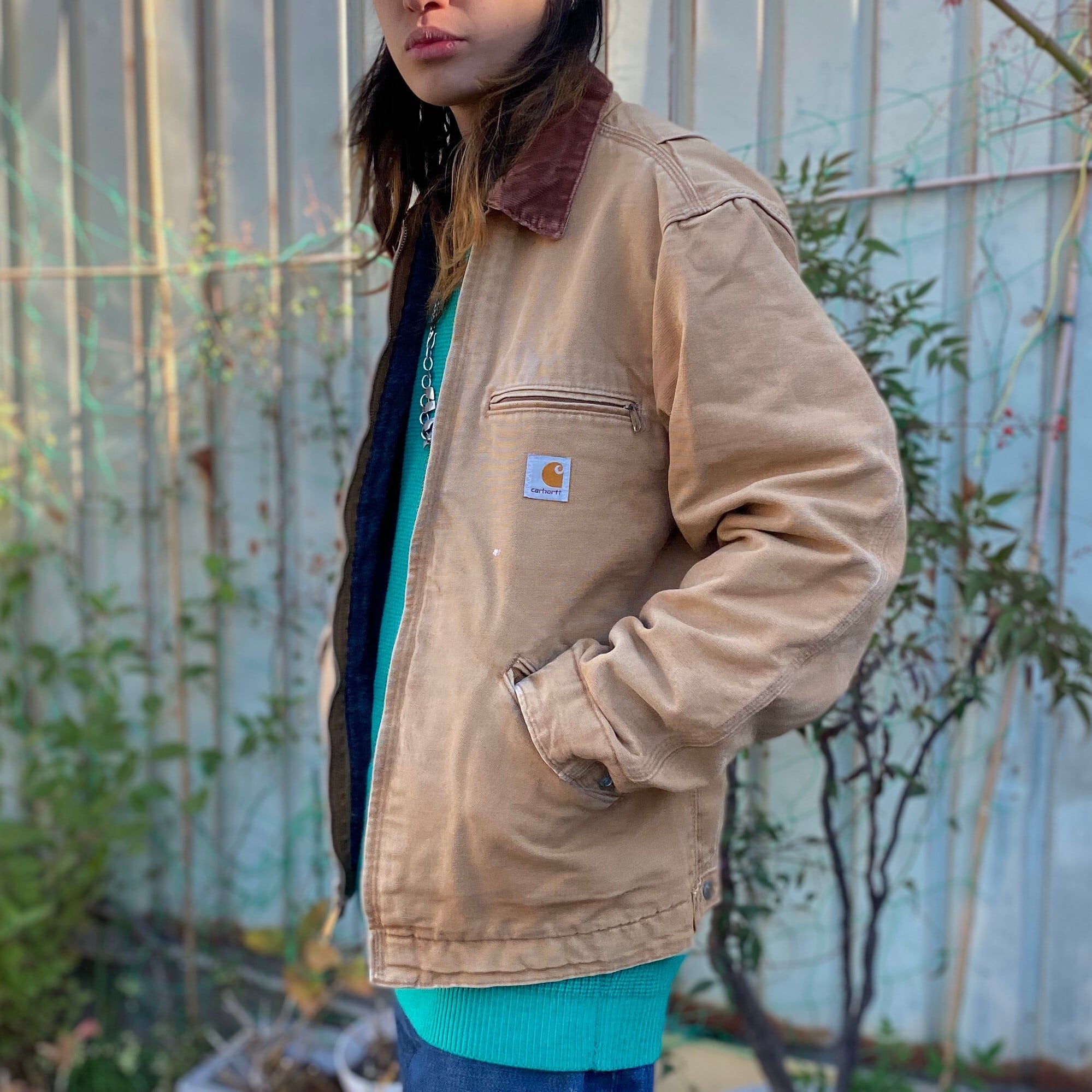 Carhartt ダックデトロイトジャケット サイズM180cm78kgです