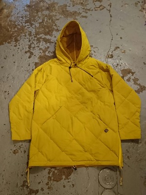 COMFY OUTDOOR GARMENT "PULLOVER STRETCH DOWN HOODIE" Mustard Color
