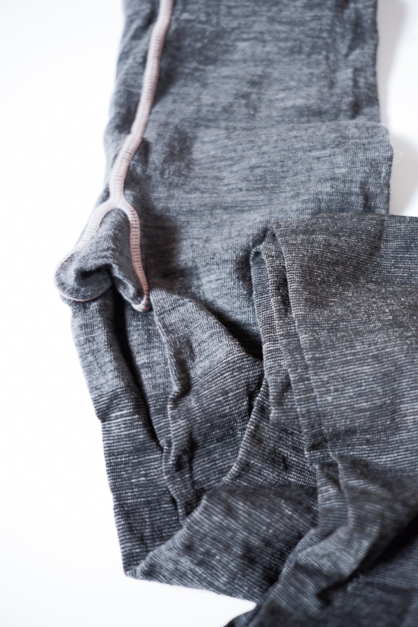 Ultra fine merinowool tights col.Medium gray