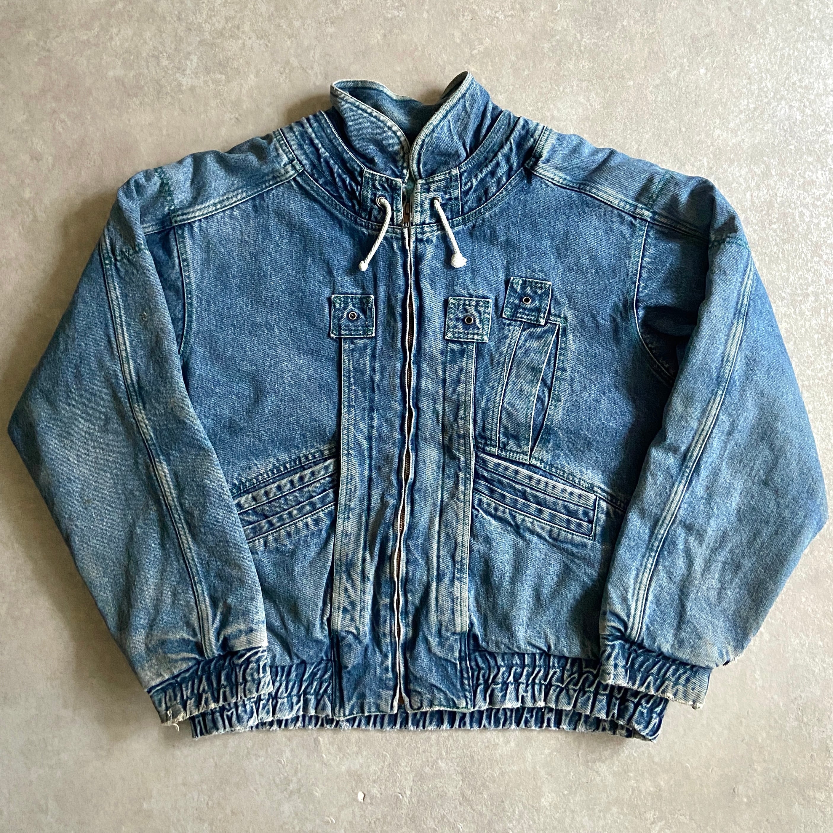 1990s Expeditions Denim Gear Jacket L
