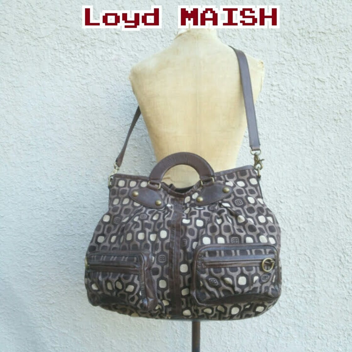 元フェラガモ】2way/ロイドメッシュLoyd MAISH/ショルダーバッグ 