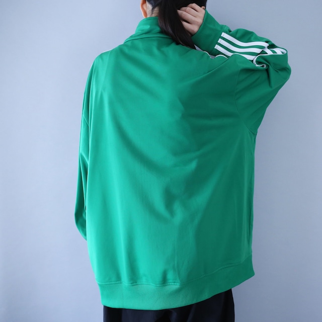 "adidas" good green XXL over silhouette track jacket