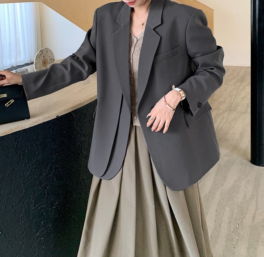 オーバーサイズ テーラードジャケット レディース ジャケット スーツ
