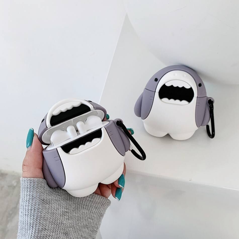 【予約】2size AirPodsケース AirPodsproケース イヤホンケース サメ