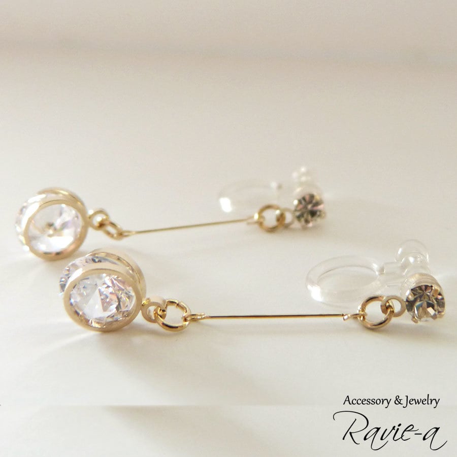 特別セール品】 ノンホールピアス ピアス キュービックジルコニア