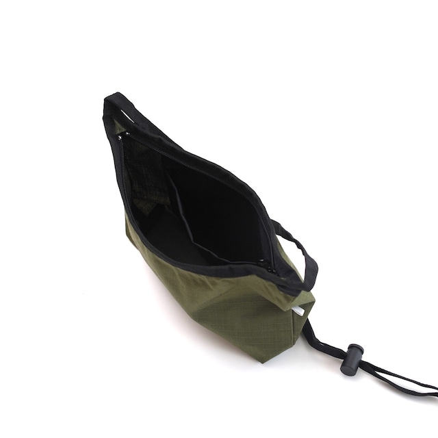 MOCK-KOBE ZAC-Shoulder Taffeta Pouch【ショルダータフタポーチ】OLIVE（オリーブ）